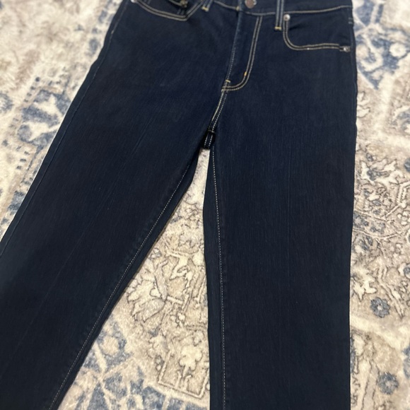 Levi’s 724 High Rise Straight Women's Dark Blue Jeans - Picture 3 of 7